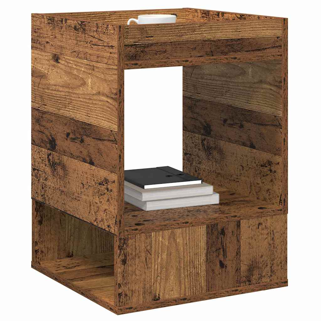 Tavolino Legno vecchio 40 x 40 x 56 cm Legno multistrato | homemem39