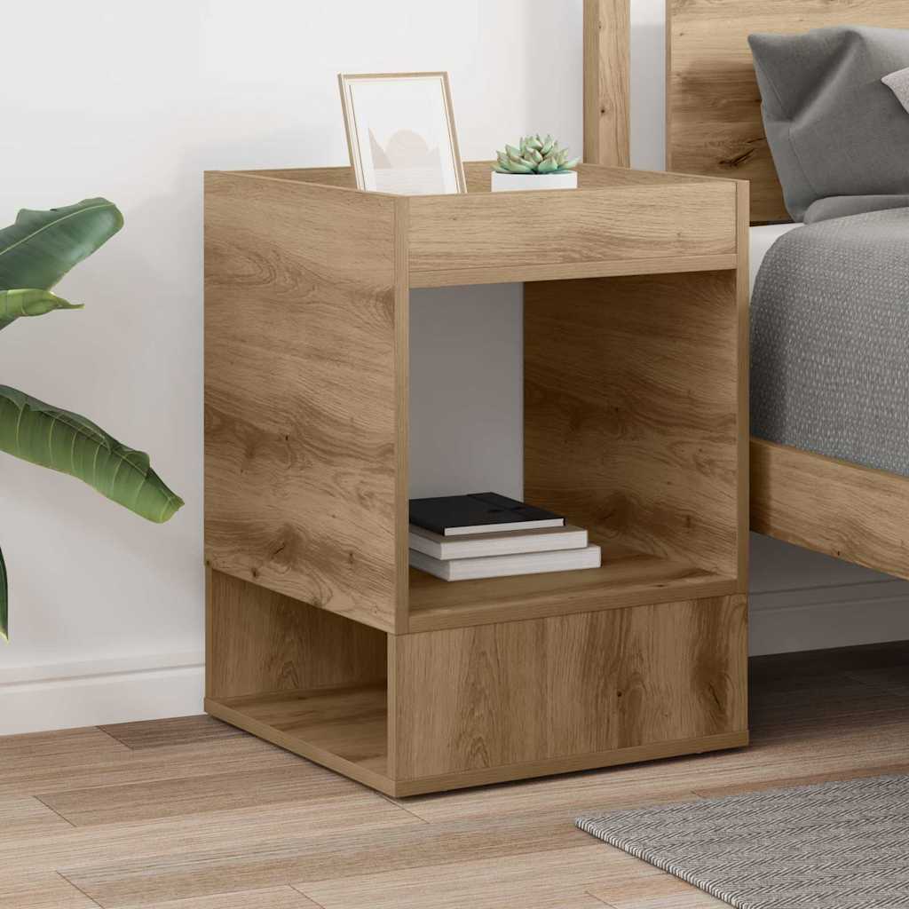 Tavolino Rovere artigianale 40 x 40 x 56 cm Legno multistrato | homemem39