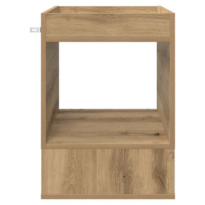 Tavolino Rovere artigianale 40 x 40 x 56 cm Legno multistrato | homemem39
