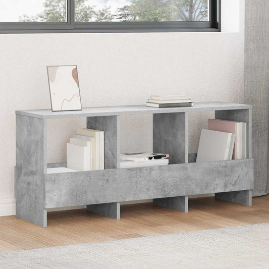 Scaffale per riviste Grigio cemento 102 x 30 x 45 cm
