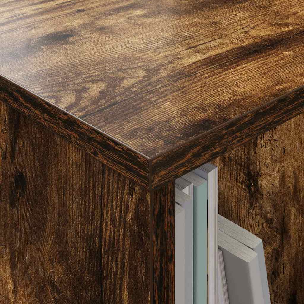 Scaffale per riviste Rovere fumé 102 x 30 x 45 cm