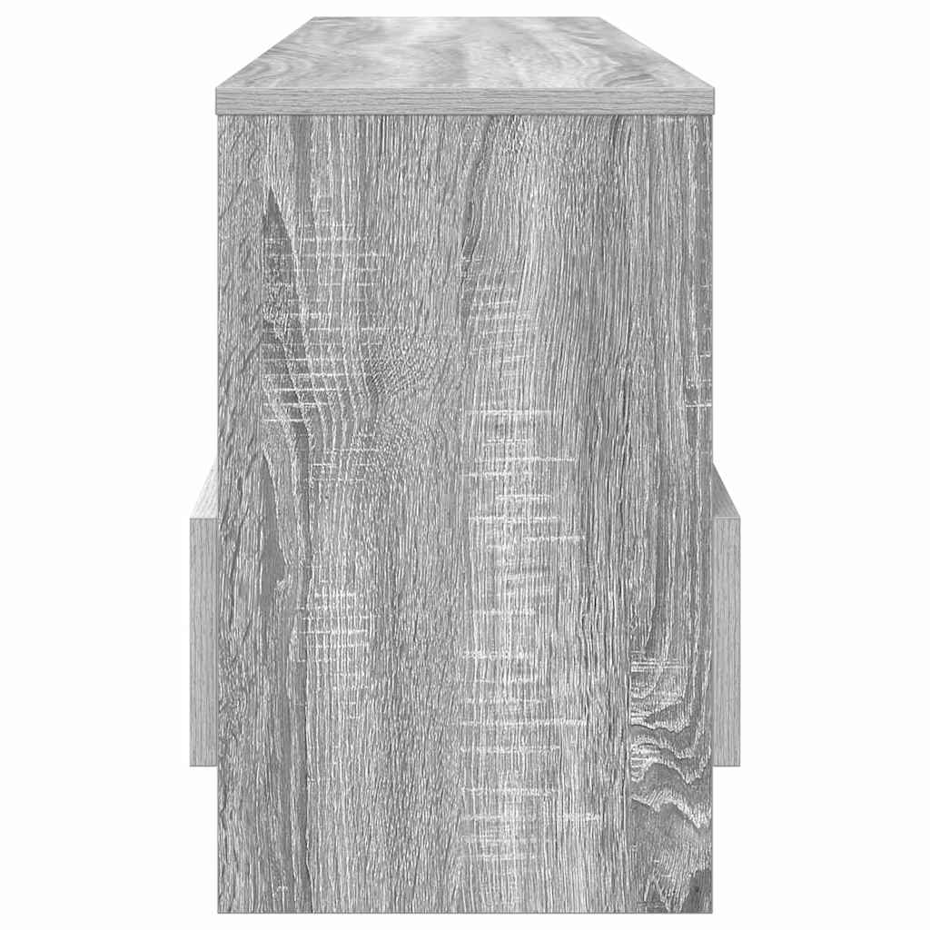 Scaffale per riviste Grigio Sonoma 102 x 30 x 45 cm