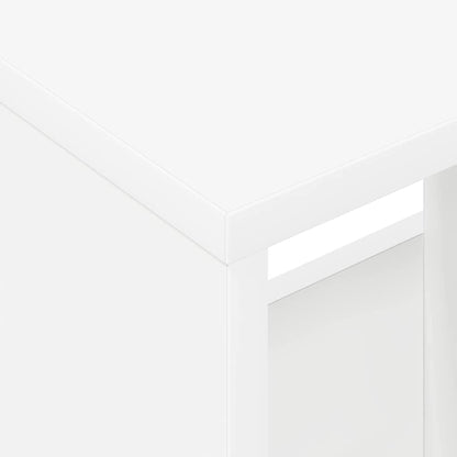 Scaffale per riviste 2 pz Bianco 35 x 30 x 45 cm