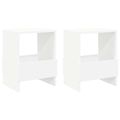 Scaffale per riviste 2 pcs Bianco 35 x 30 x 45 cm