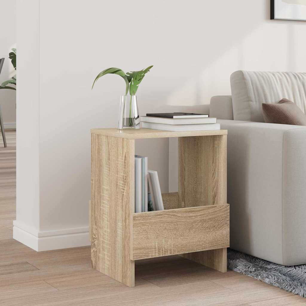 Scaffale per riviste Rovere Sonoma 35 x 30 x 45 cm