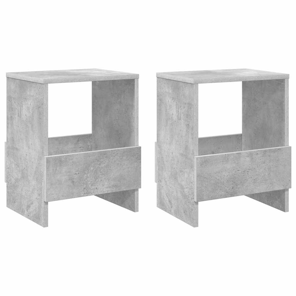 Scaffale per riviste 2 pcs Grigio cemento 35 x 30 x 45 cm