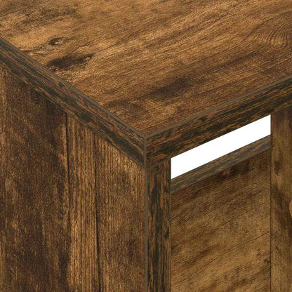 Scaffale per riviste 2 pz Rovere fumé 35 x 30 x 45 cm
