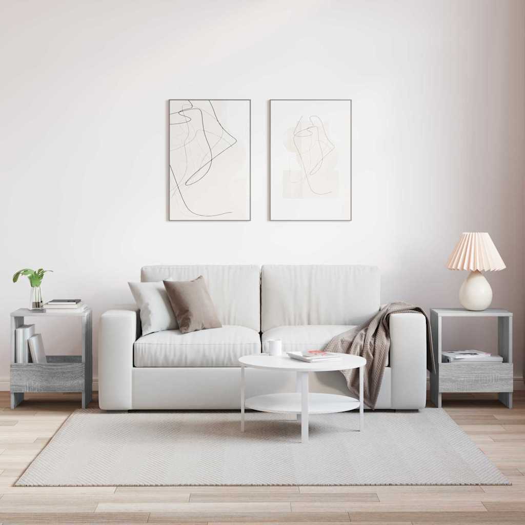 Scaffale per riviste 2 pcs Grigio Sonoma 35 x 30 x 45 cm