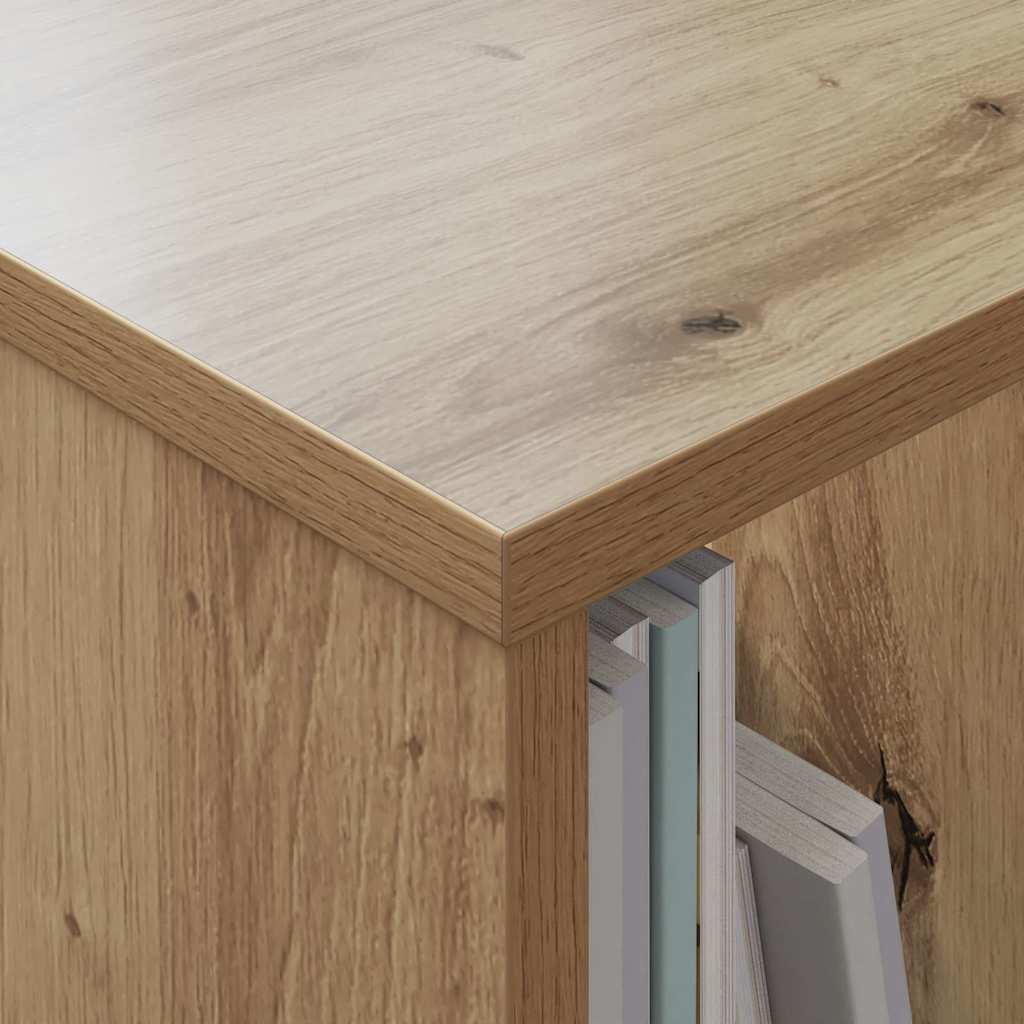 Scaffale per riviste 2 pcs Rovere artigianale 35 x 30 x 45 cm