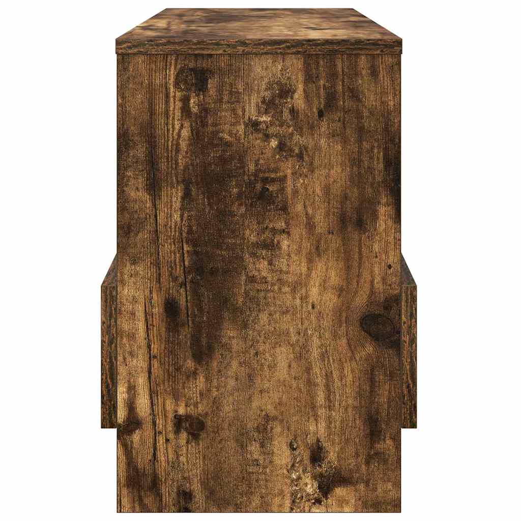 Scaffale per riviste Rovere fumé 68,5 x 30 x 45 cm