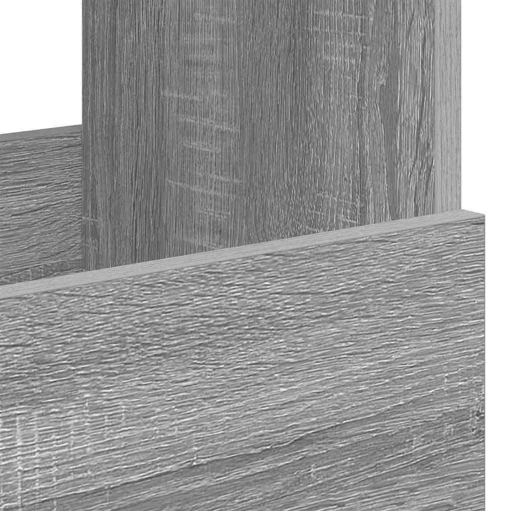 Scaffale per riviste Grigio Sonoma 68,5 x 30 x 45 cm | homemem39
