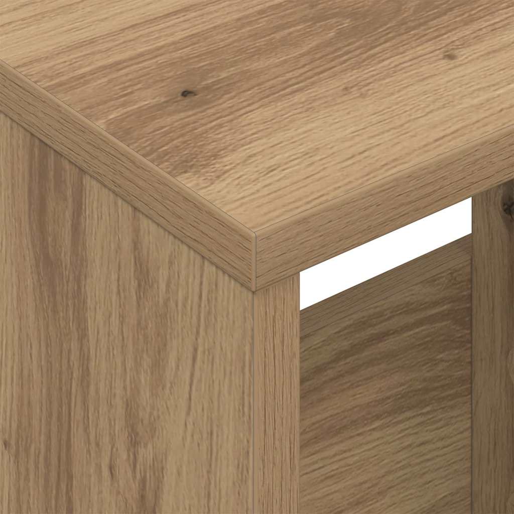 Scaffale per riviste Rovere artigianale 68,5 x 30 x 45 cm