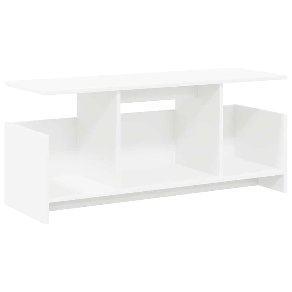 Supporto TV Bianco 102 x 35 x 45 cm Legno multistrato
