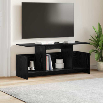 Supporto TV Rovere Nero 102 x 35 x 45 cm Legno multistrato