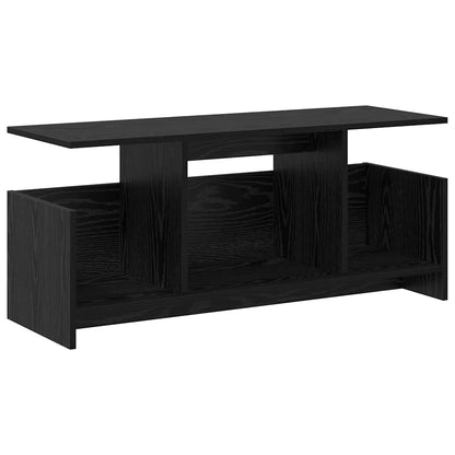 Supporto TV Rovere Nero 102 x 35 x 45 cm Legno multistrato