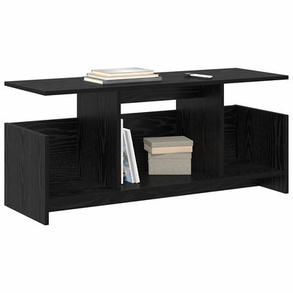 Supporto TV Rovere Nero 102 x 35 x 45 cm Legno multistrato