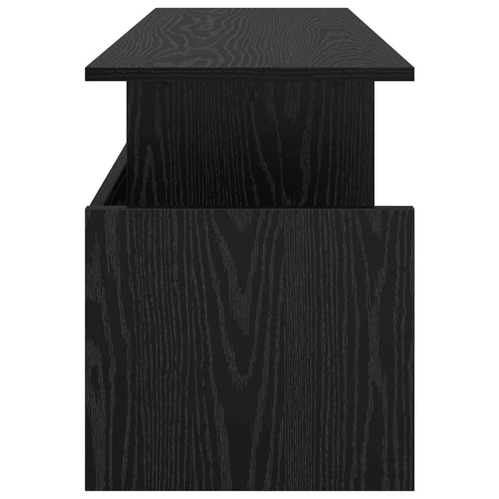 Supporto TV Rovere Nero 102 x 35 x 45 cm Legno multistrato