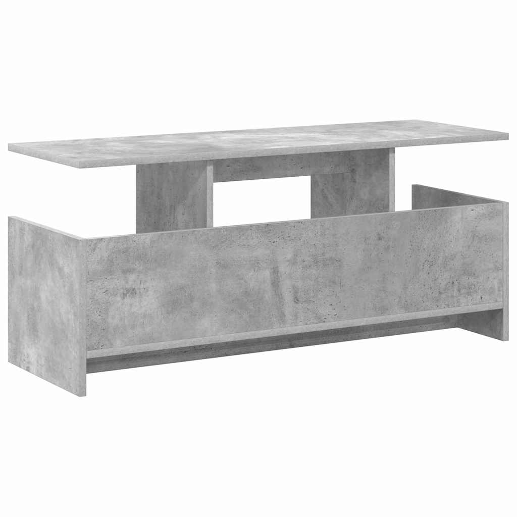 Supporto TV Grigio cemento 102 x 35 x 45 cm Legno multistrato