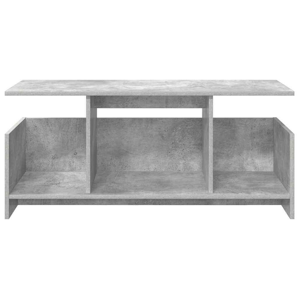 Supporto TV Grigio cemento 102 x 35 x 45 cm Legno multistrato