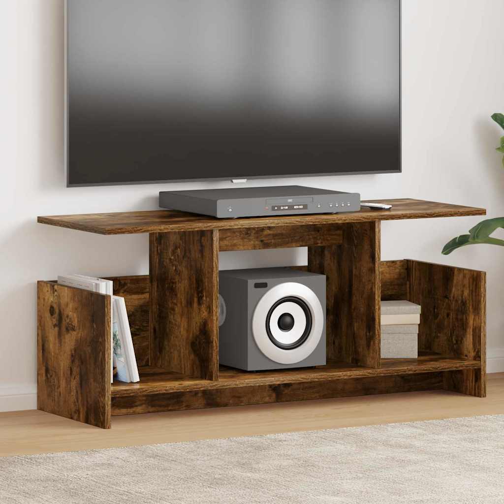 Supporto TV Rovere fumé 102 x 35 x 45 cm Legno multistrato