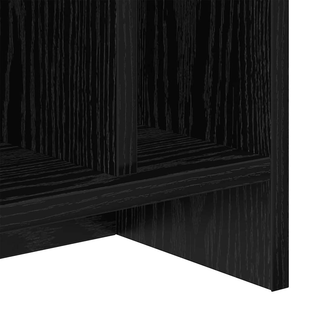Supporto TV Rovere Nero 50 x 35 x 45 cm Legno multistrato