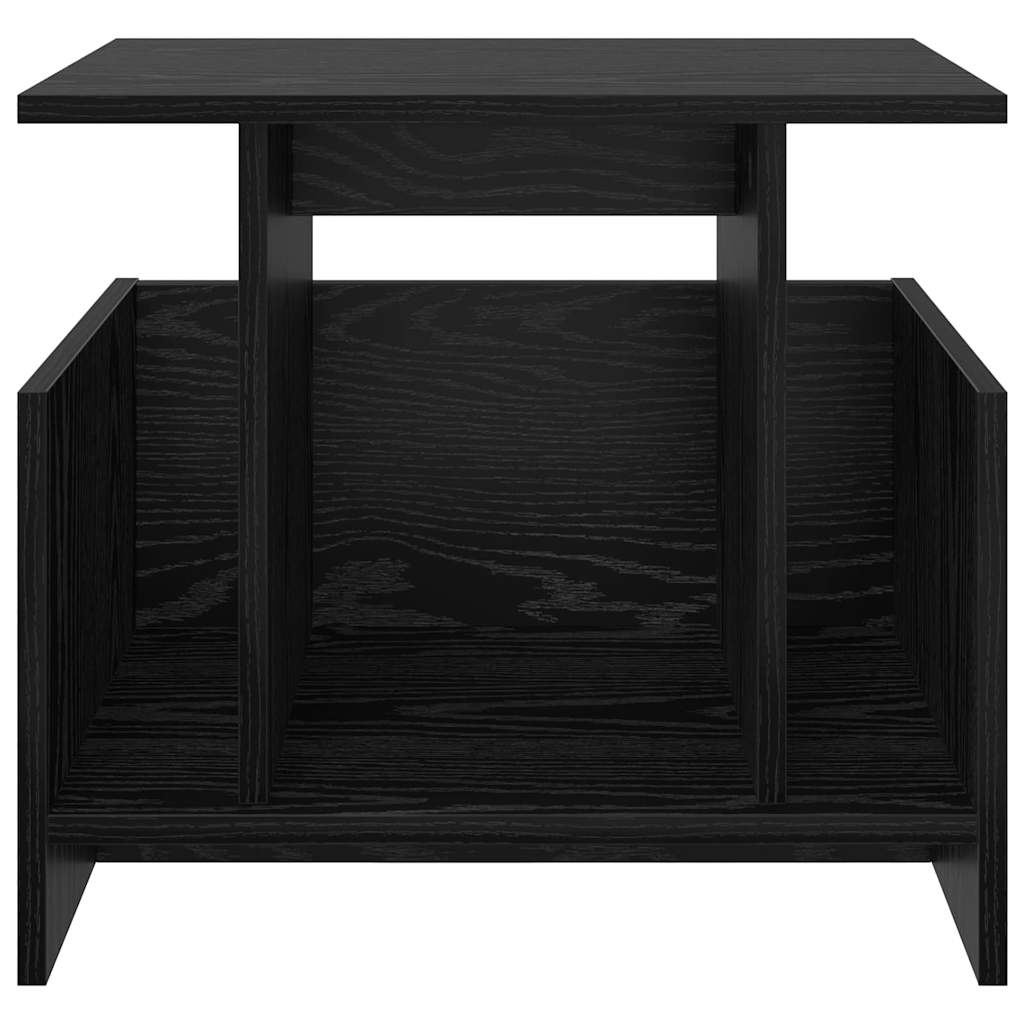 Supporto TV Rovere Nero 50 x 35 x 45 cm Legno multistrato