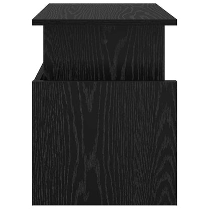 Supporto TV 2 pcs Rovere Nero 50 x 35 x 45 cm Legno multistrato