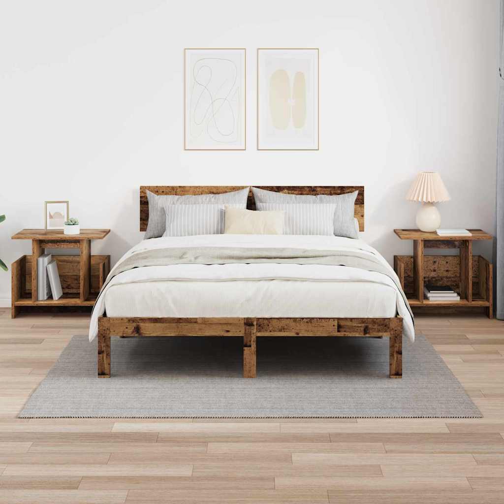 Supporto TV 2 pcs Legno vecchio 50 x 35 x 45 cm