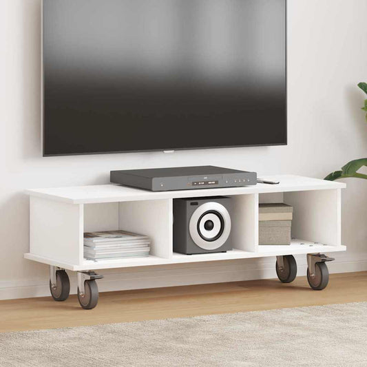 Supporto TV Bianco 100 x 35 x 35 cm Legno multistrato