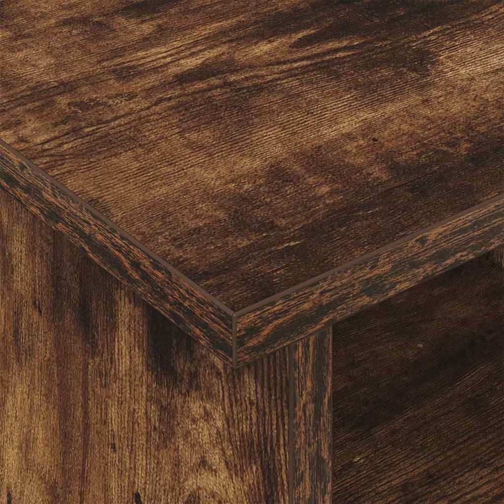 Supporto TV Rovere fumé 100 x 35 x 35 cm Legno multistrato