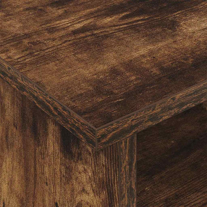 Supporto TV Rovere fumé 100 x 35 x 35 cm Legno multistrato