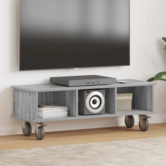 Supporto TV Grigio Sonoma 100 x 35 x 35 cm Legno multistrato