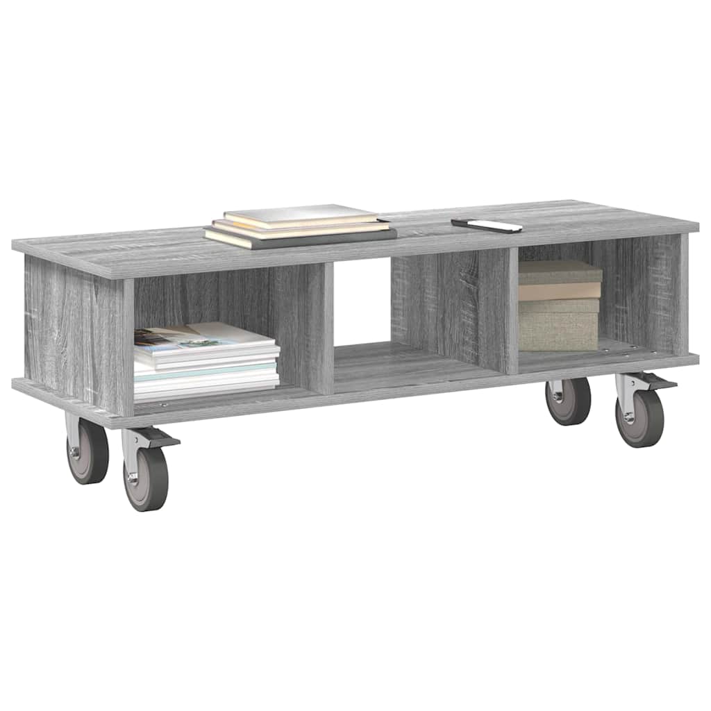 Supporto TV Grigio Sonoma 100 x 35 x 35 cm Legno multistrato