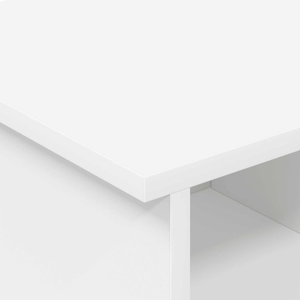 Supporto TV Bianco 68,5 x 35 x 35 cm Legno multistrato