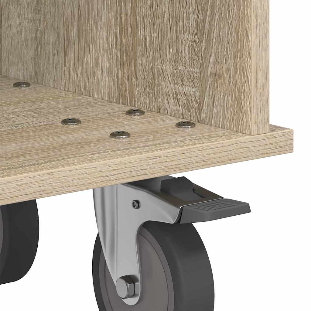 Supporto TV Rovere Sonoma 68,5 x 35 x 35 cm Legno multistrato