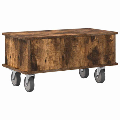 Supporto TV Rovere fumé 68,5 x 35 x 35 cm Legno multistrato