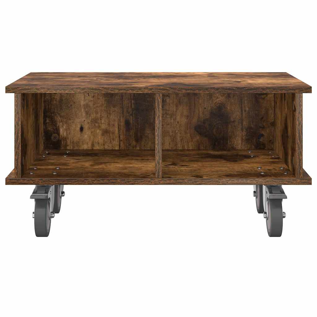 Supporto TV Rovere fumé 68,5 x 35 x 35 cm Legno multistrato