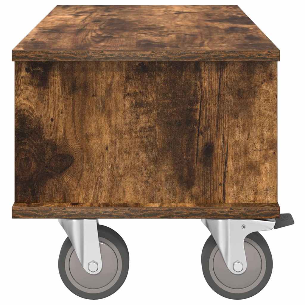 Supporto TV Rovere fumé 68,5 x 35 x 35 cm Legno multistrato