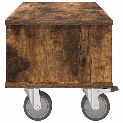 Supporto TV Rovere fumé 68,5 x 35 x 35 cm Legno multistrato