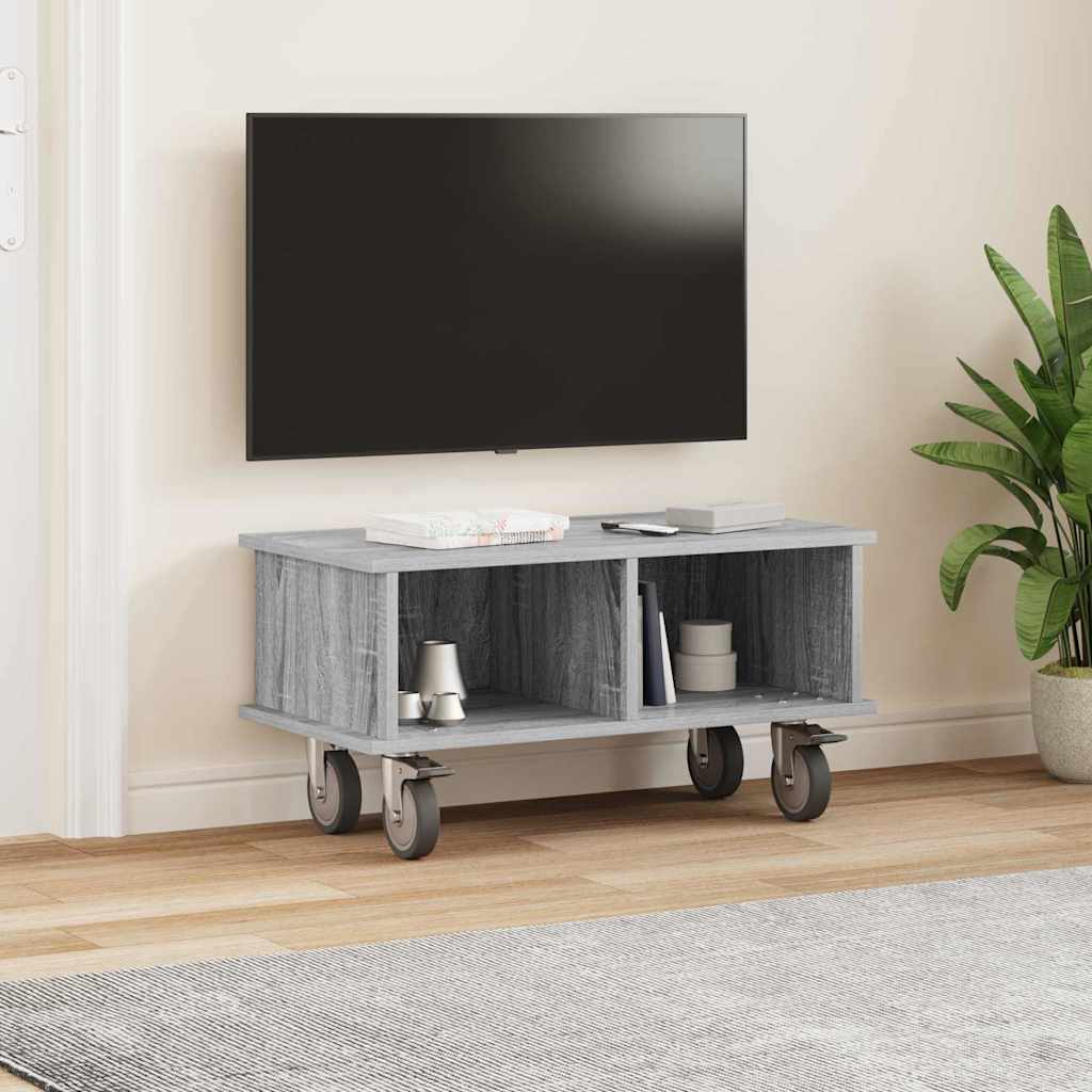 Supporto TV Grigio Sonoma 68,5 x 35 x 35 cm Legno multistrato