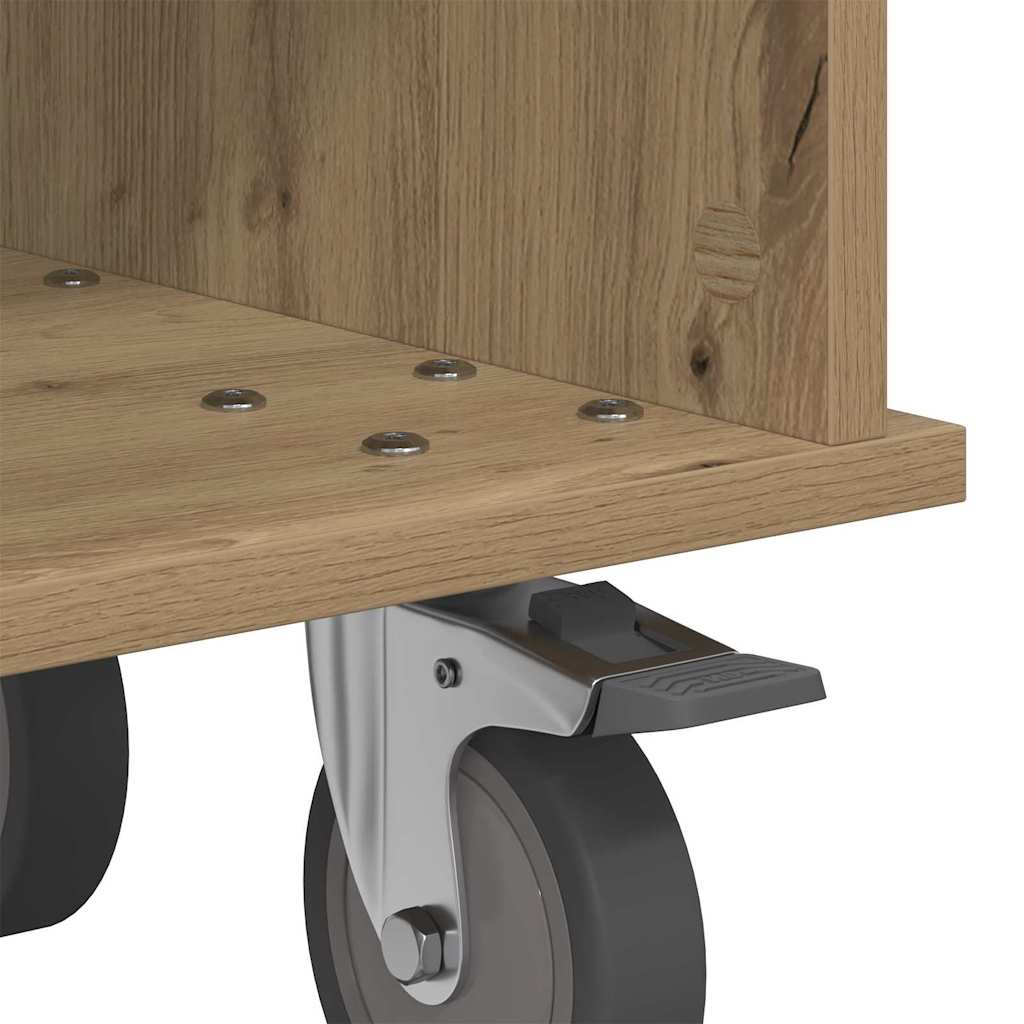 Supporto TV Rovere artigianale 37 x 35 x 35 cm