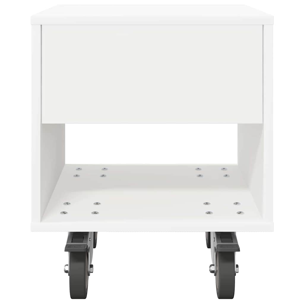 Comodino 2 pcs Bianco 40,5 x 40 x 48 cm Legno multistrato | homemem39