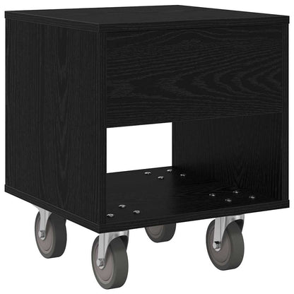 Comodino 2 pcs Rovere Nero 40,5 x 40 x 48 cm Legno multistrato | homemem39