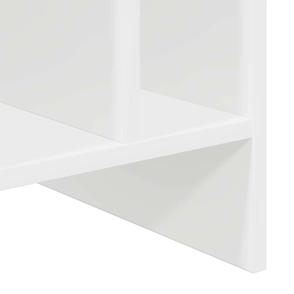Mobile porta vinili Bianco 78.5 x 35 x 45 cm Legno multistrato | homemem39