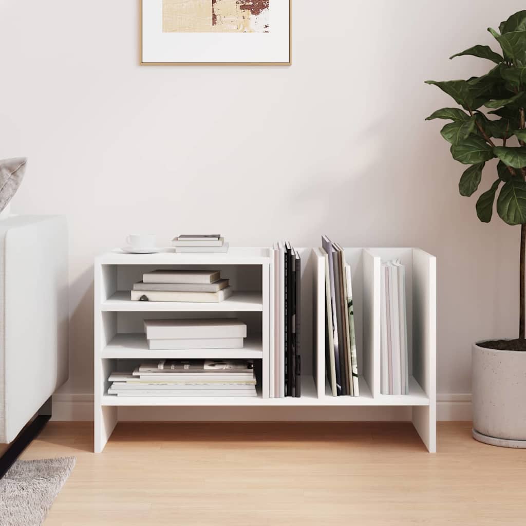 Mobile porta vinili Bianco 78.5 x 35 x 45 cm Legno multistrato | homemem39
