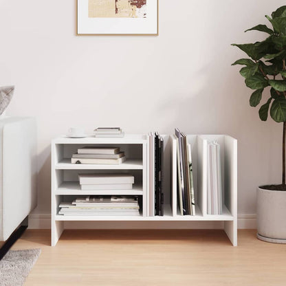 Mobile porta vinili Bianco 78.5 x 35 x 45 cm Legno multistrato | homemem39