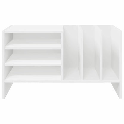 Mobile porta vinili Bianco 78.5 x 35 x 45 cm Legno multistrato | homemem39