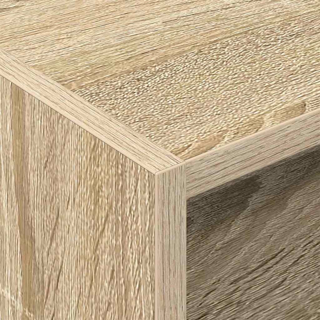 Mobile porta vinili Rovere Sonoma 78.5 x 35 x 45 cm | homemem39