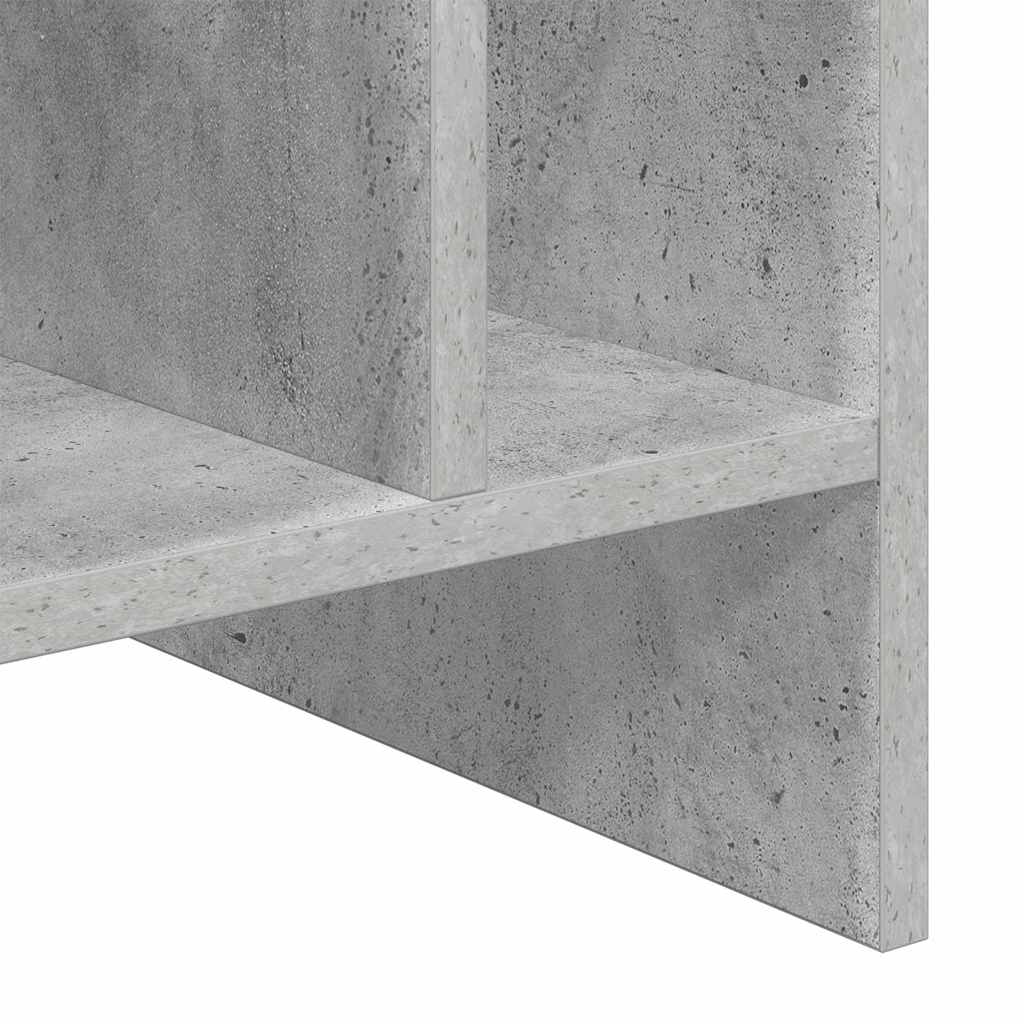 Mobile porta vinili Grigio cemento 78.5 x 35 x 45 cm | homemem39