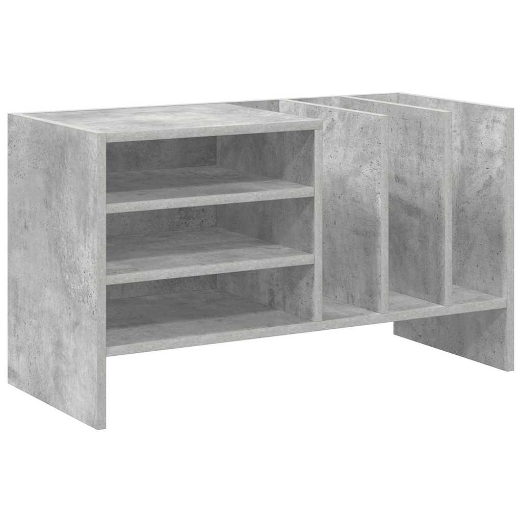 Mobile porta vinili Grigio cemento 78.5 x 35 x 45 cm | homemem39